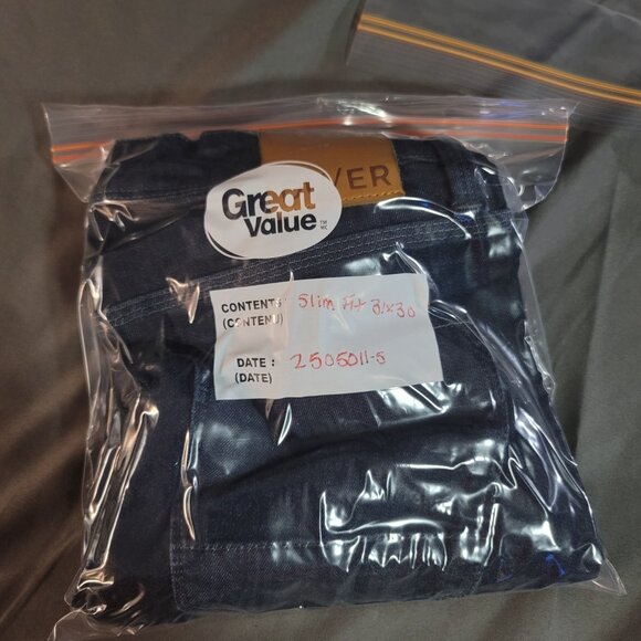 DU/ER Jeans Mens 31x30 Blue L2X Slim Fit Dark Wash Stretch Athleisure Denim - Picture 11 of 11